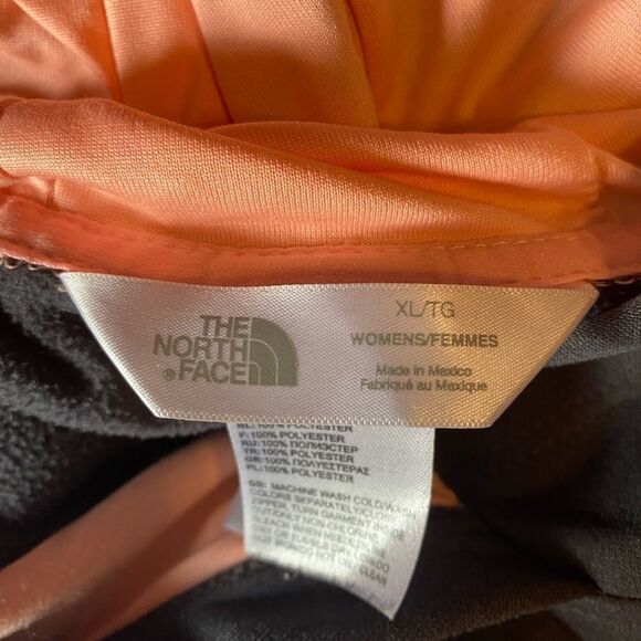 The North Face XL Gray & Coral Hoodie - Picture 7 of 7